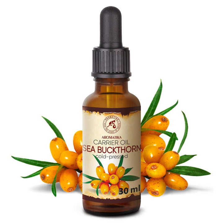 Sanddornöl 30ml - Hippophae Rhamnoides - Kaltgepresst - Sanddorn Öl - Sea Buckthorn Oil - Rein &amp; Nat