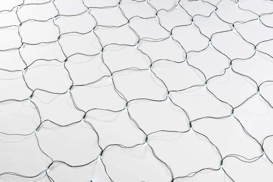 Lunartec Solar Lichtervorhang: Solar-LED-Lichternetz, 144 LEDs, weiss, 2 x 2 m, IP44 (Lichtervorhang