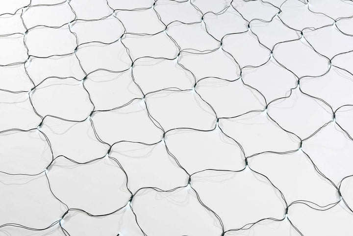 Lunartec Solar Lichtervorhang: Solar-LED-Lichternetz, 144 LEDs, weiss, 2 x 2 m, IP44 (Lichtervorhang
