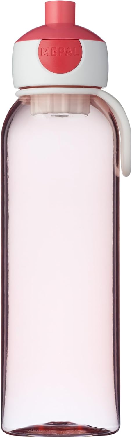 Mepal Wasserflasche Campus 500 ml - Pink - bruchfestes Material - auslaufsicher - Spülmaschinengeeig