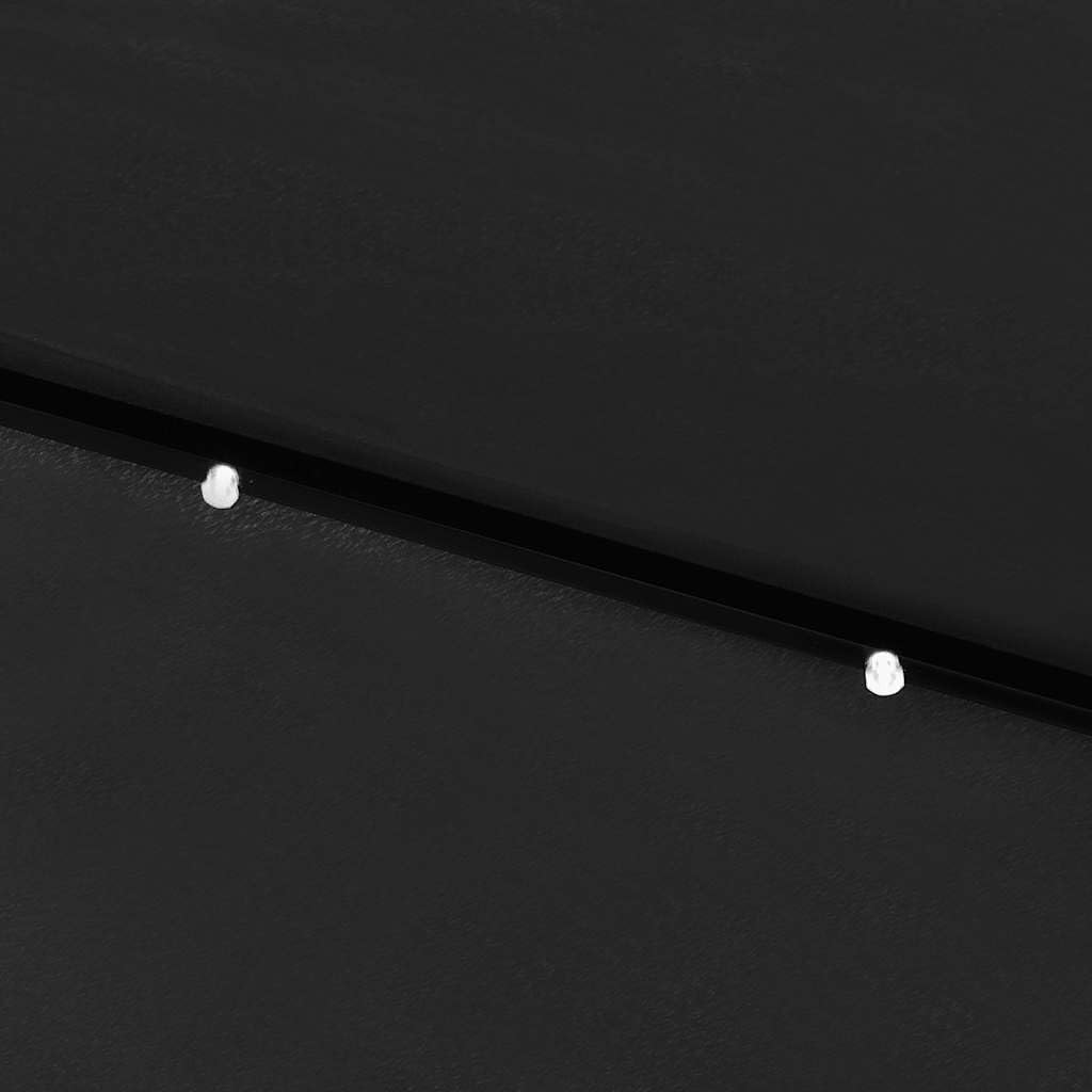 vidaXL Sonnenschirm mit LEDs Stahl-Mast Ampelschirm Gartenschirm Marktschirm Strandschirm Schirm Kur