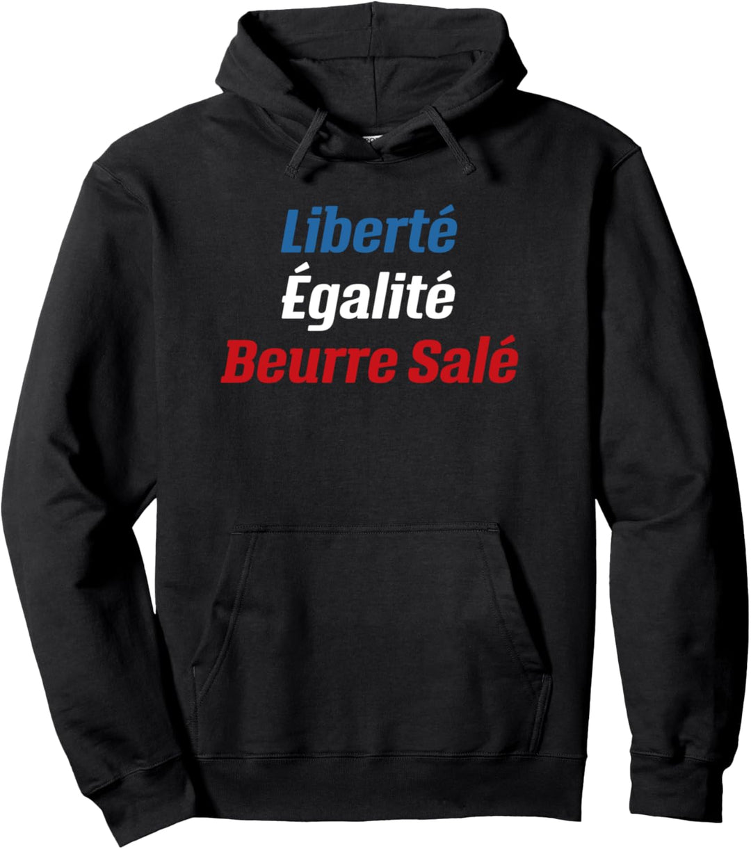 Freiheit Gleichheit Salzbutter, Bretonen Pullover Hoodie