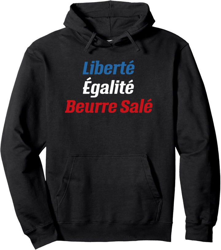 Freiheit Gleichheit Salzbutter, Bretonen Pullover Hoodie