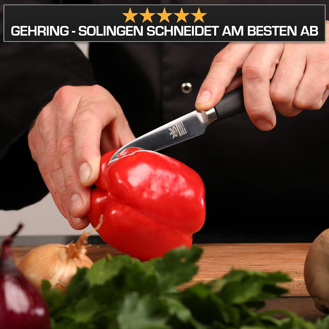 GEHRING SOLINGEN HOME MYII | Gemüsemesser/Küchenmesser | Made in Germany, eisgehärtetes & scharfes P