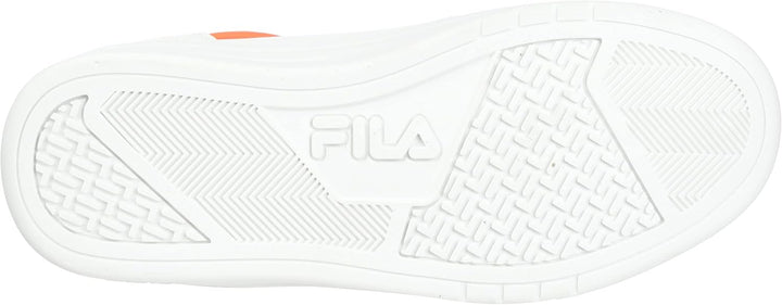 FILA Unisex Kinder C. Court Velcro Kids Sneaker 34 EU White Fiery Coral, 34 EU White Fiery Coral