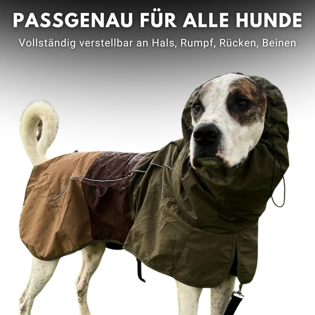 Spark Paws Breatheshield™ Hunderegenmantel - Allwetterschutz und Komfort - Atmungsaktiver Komfort, A