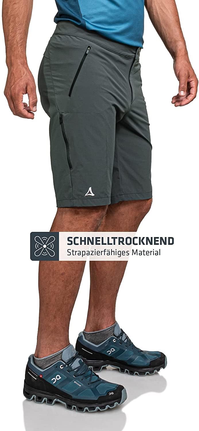 Schöffel Herren Shorts Hestad M, kurze Wanderhose mit elastischem Bund, schnell trocknende Outdoor H