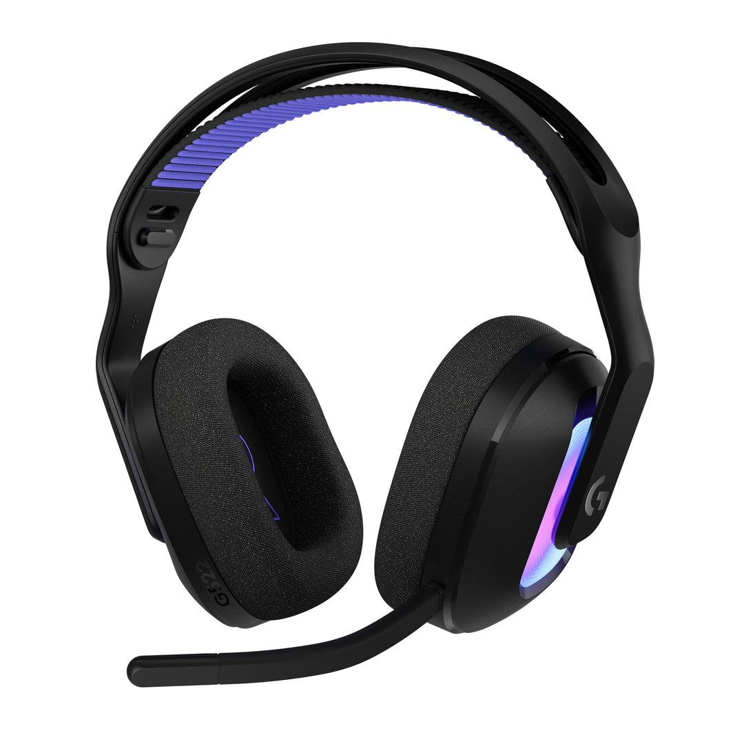 Logitech G G522 LIGHTSPEED kabelloses Gaming-Headset, LIGHTSYNC RGB, Mikrofon und erweitertem synchr
