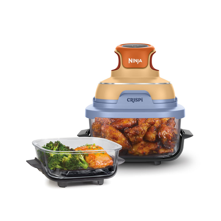Ninja CRISPi Tragbare Heissluftfritteuse, 3,8 l & 1,4 l, 4-in-1: Heissluftfrittieren, Braten, Aufknu