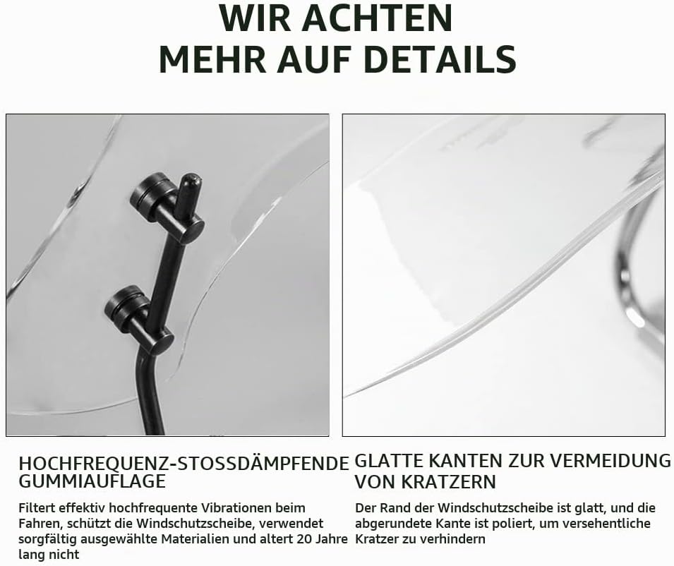 Scooter Windschutzscheibe Flyscreen Deflectors Visier für Vespa Primavera 50 125 150 Primavera 50 Pr