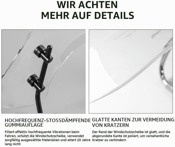 Scooter Windschutzscheibe Flyscreen Deflectors Visier für Vespa Primavera 50 125 150 Primavera 50 Pr