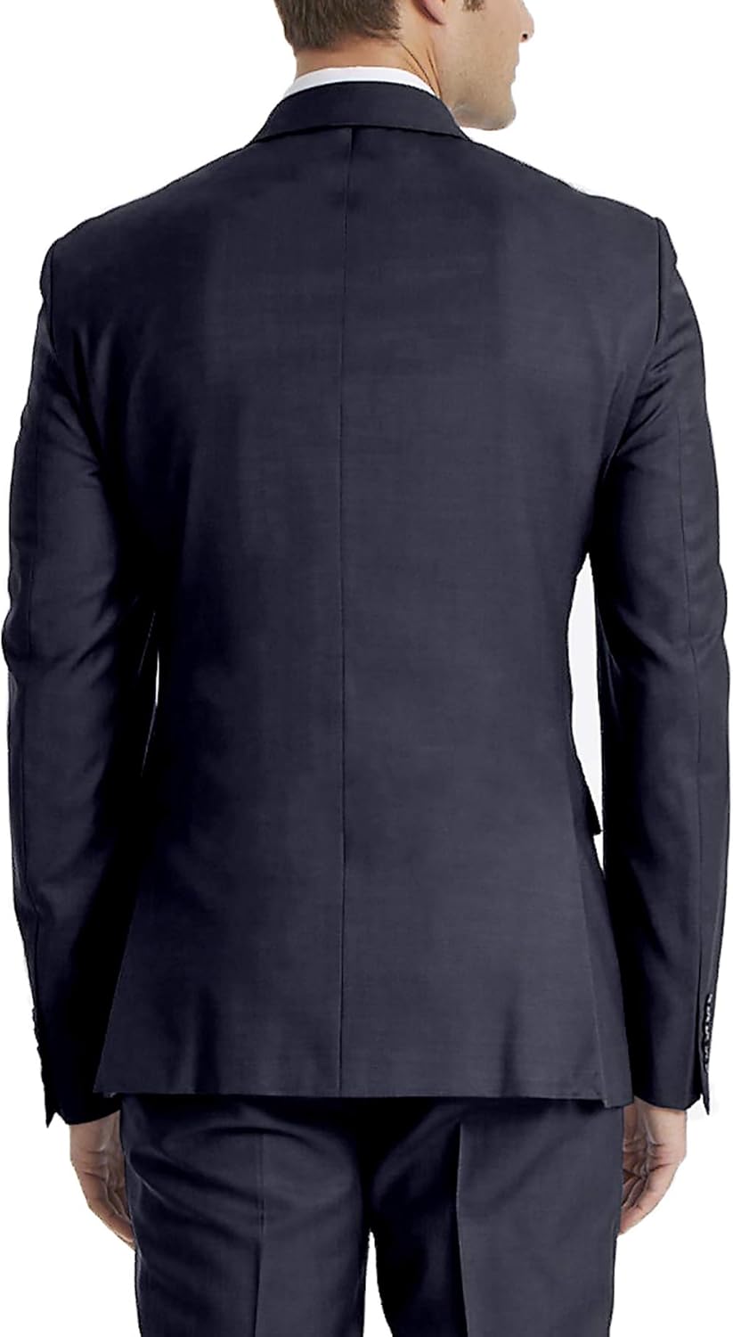 Calvin Klein Herren Slim Fit Suit Separates Business-Anzug Jacke 36W / 30L Anzughose Solid Navy, 36W