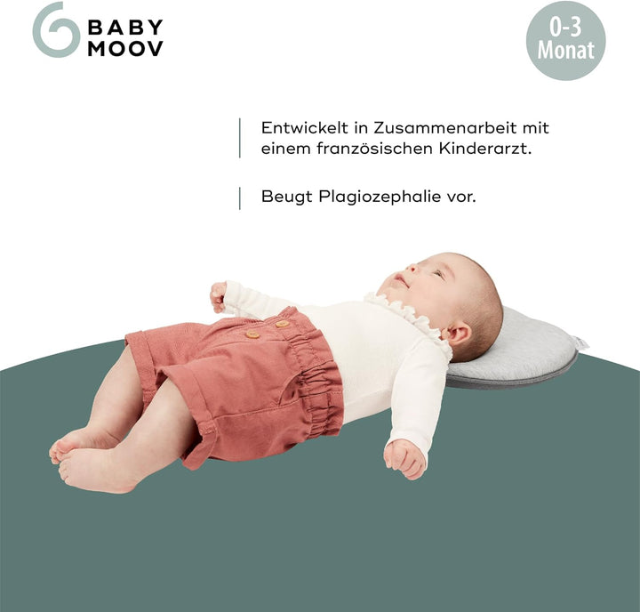 Babymoov Lovenest Orginal Smokey Baby Kopfkissen gegen Plagiozephalie, von einem franz. Kinderarzt e