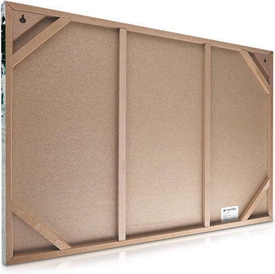 Navaris Magnettafel Magnetpinnwand Memoboard zum Beschriften - 90x60 cm Notiztafel div. Designs - Ta