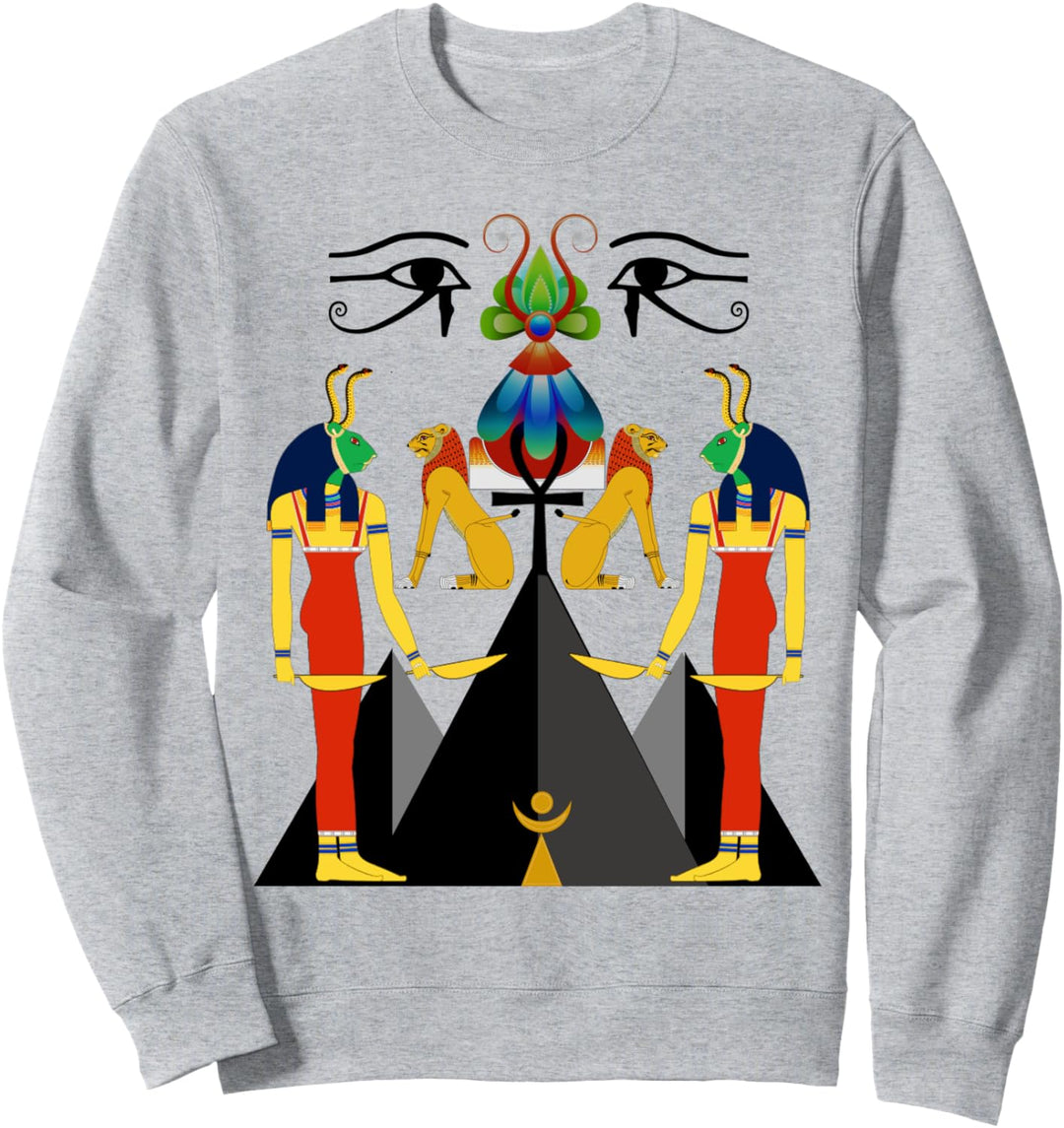 Altägyptische Genie-Göttin Qed Her / God Sekhmet Sweatshirt