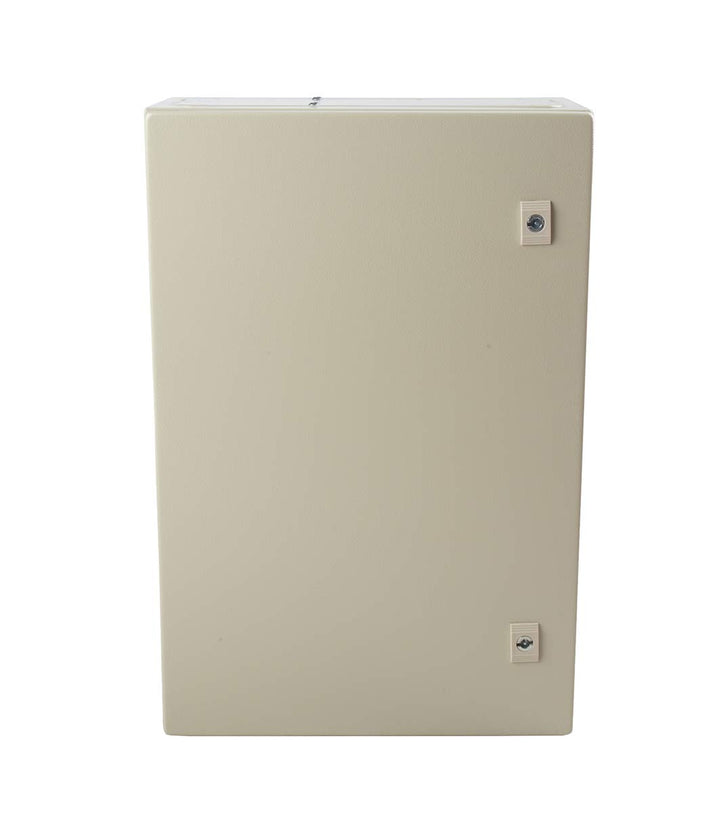 RS PRO Stahl Wandgehäuse RAL 7032 IP66, HxBxT 600 mm x 400 mm x 210mm