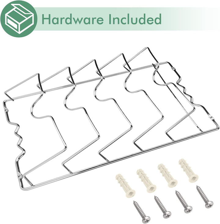 Greensen 5 lagig Topfdeckelhalter Küche Pfanne vertikaler Deckelhalter Wand Halter Rack Kochtopfdeck