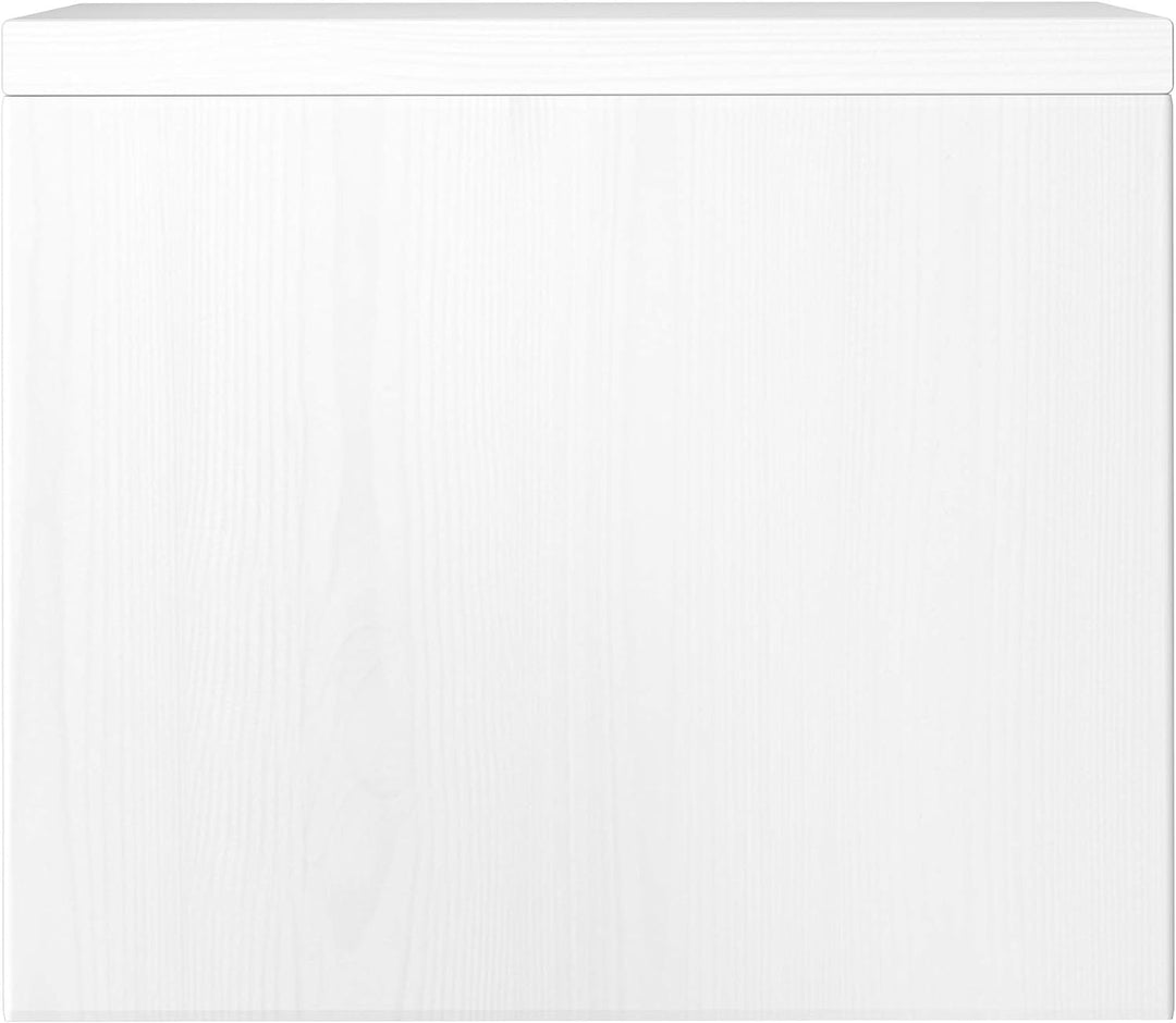 Erst-Holz Nachttisch modern weiss Kiefer massiv 90.20-K5 W