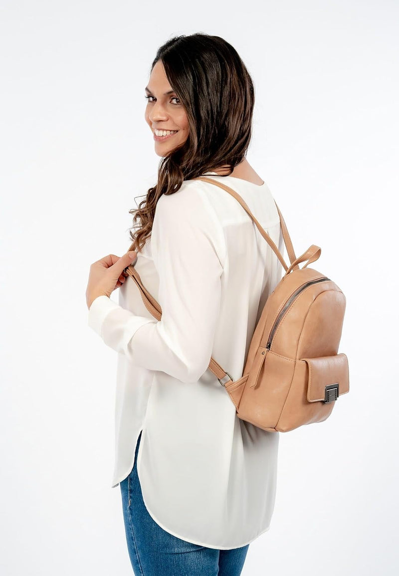 Tamaris Rucksack Jolina 31888 Damen Rucksäcke Uni Sand 420 Einheitsgrösse, Sand 420 Einheitsgrösse