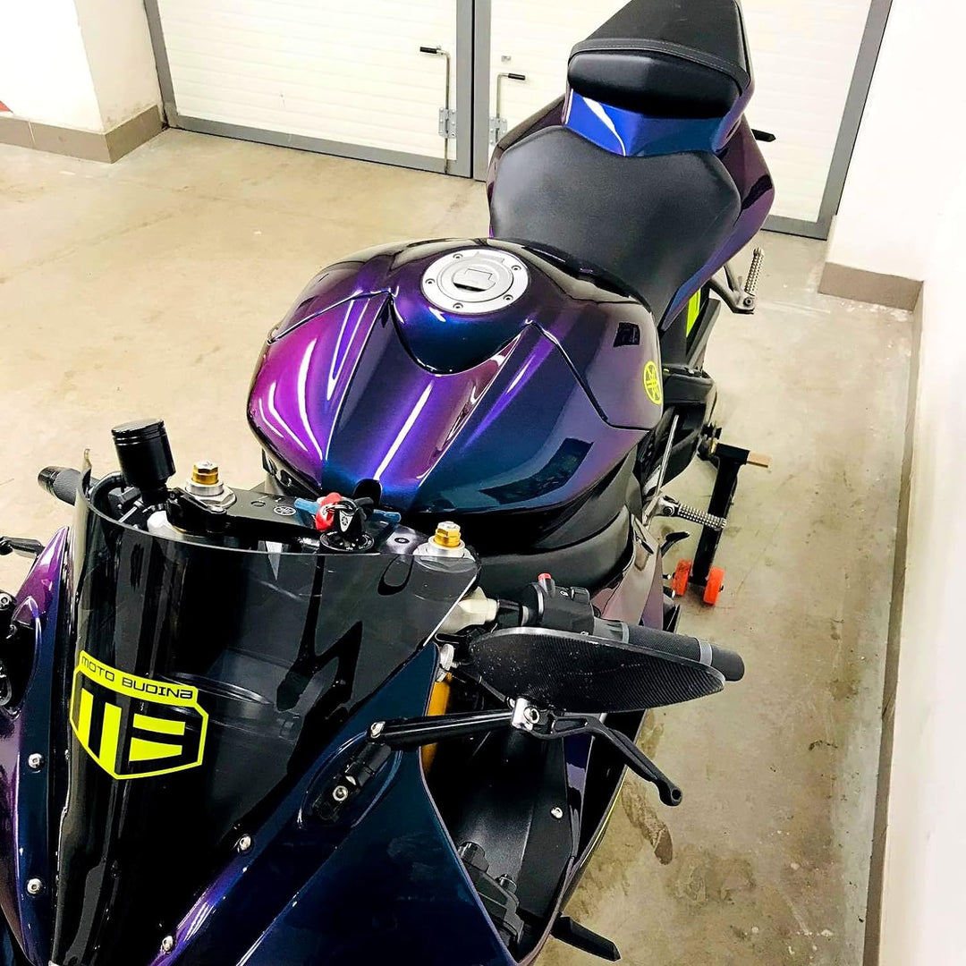 PMcolours Flip Flop Lack mit Multi Color ECLIPSE (blau-lila-orange-rot) Chamäleon-Effekt Sprühset, (