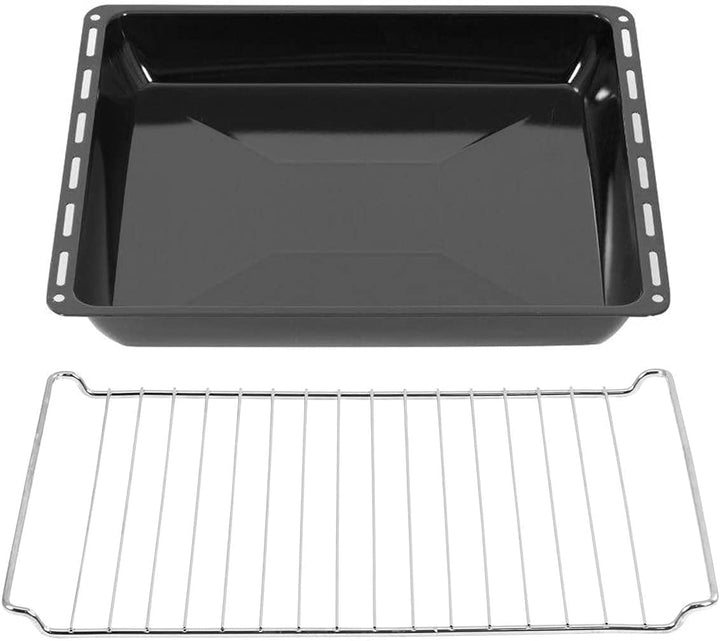 ICQN 445 x 375 x 50 mm Gitter & Backblech Set, Passend für Whirlpool, Ignis, Bauknecht, Indesit, Alg