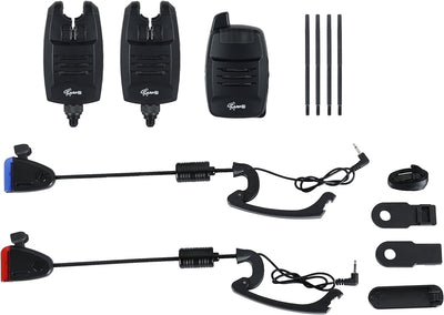 CarpOn® Drahtloser Funk Bissanzeiger + Swinger Set (Spezifische Modelle) mit Antidiebstahl Funktion