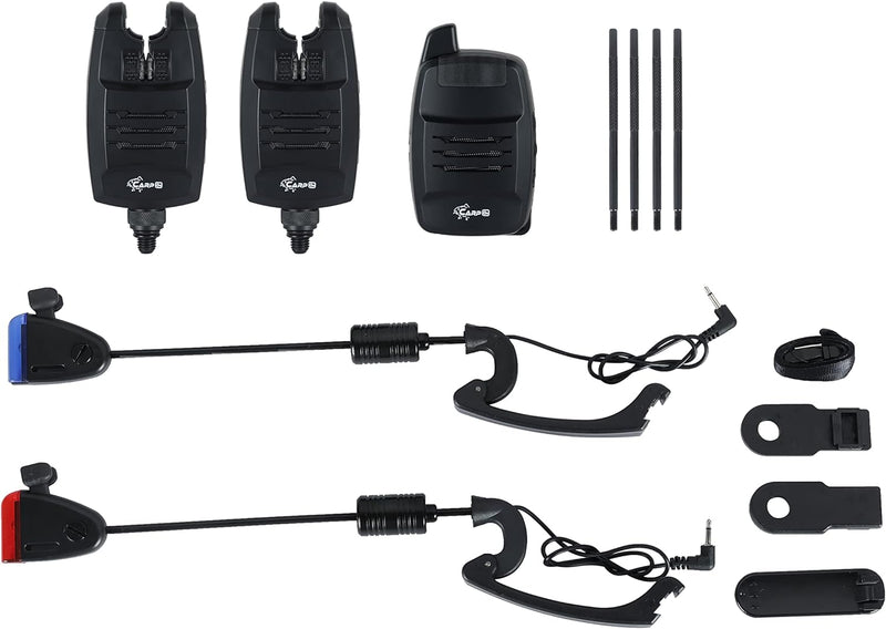 CarpOn® Drahtloser Funk Bissanzeiger + Swinger Set (Spezifische Modelle) mit Antidiebstahl Funktion