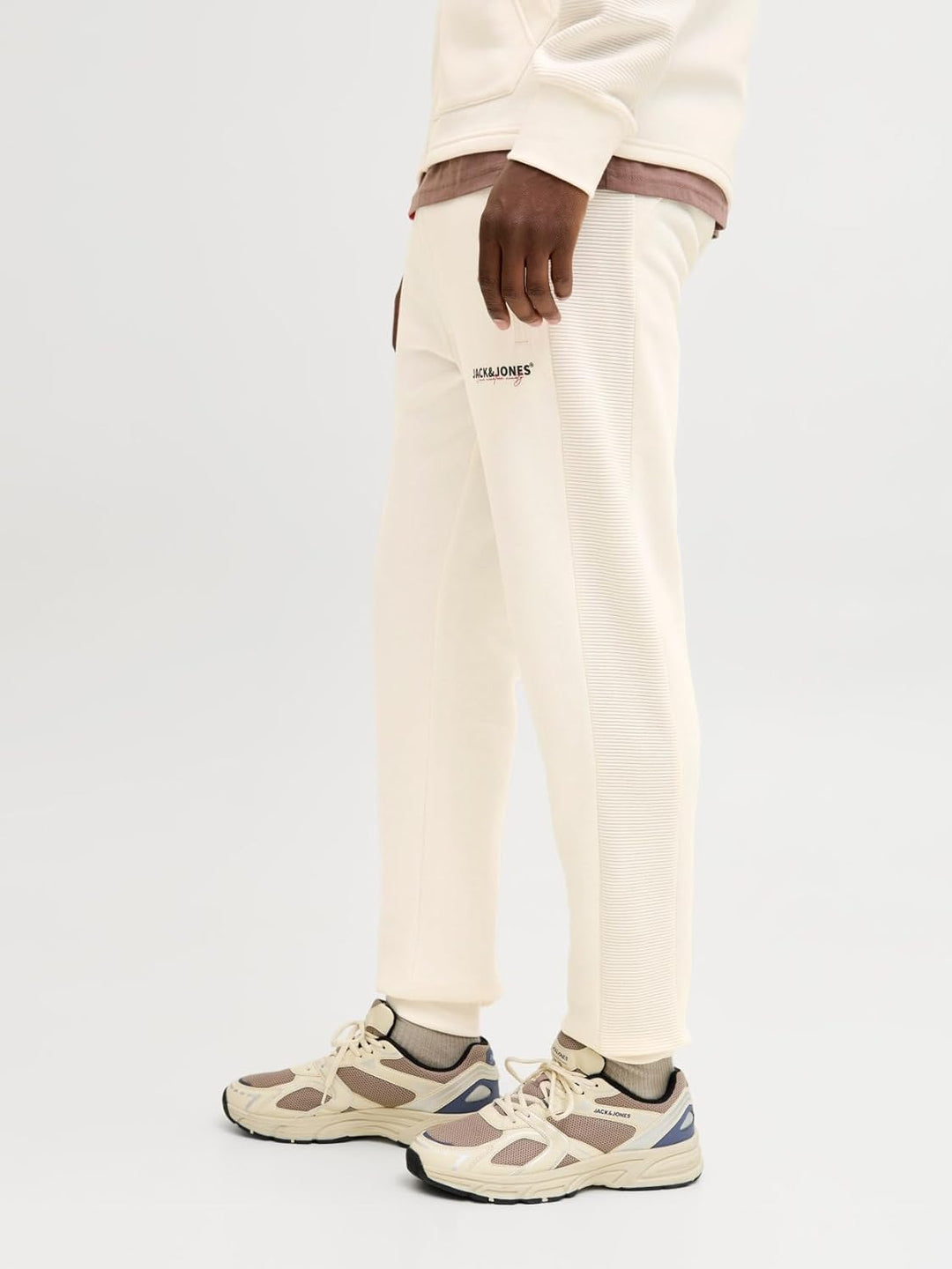 JACK & JONES Male Jogginghose Regular Fit Jogginghose XS Antique White, XS Antique White