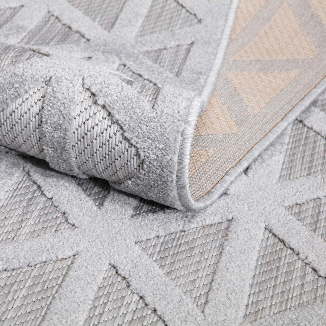 carpet city In-& Outdoor Teppich - Läufer 80x250 cm - für Innen-& Aussenbereich - Wetterfest Balkon-