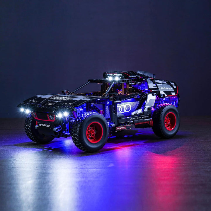Led Licht Set für Lego 42160 Audi RS Q e-tron (Kein Lego-Modell), Dekorationsbeleuchtungsset Kompati