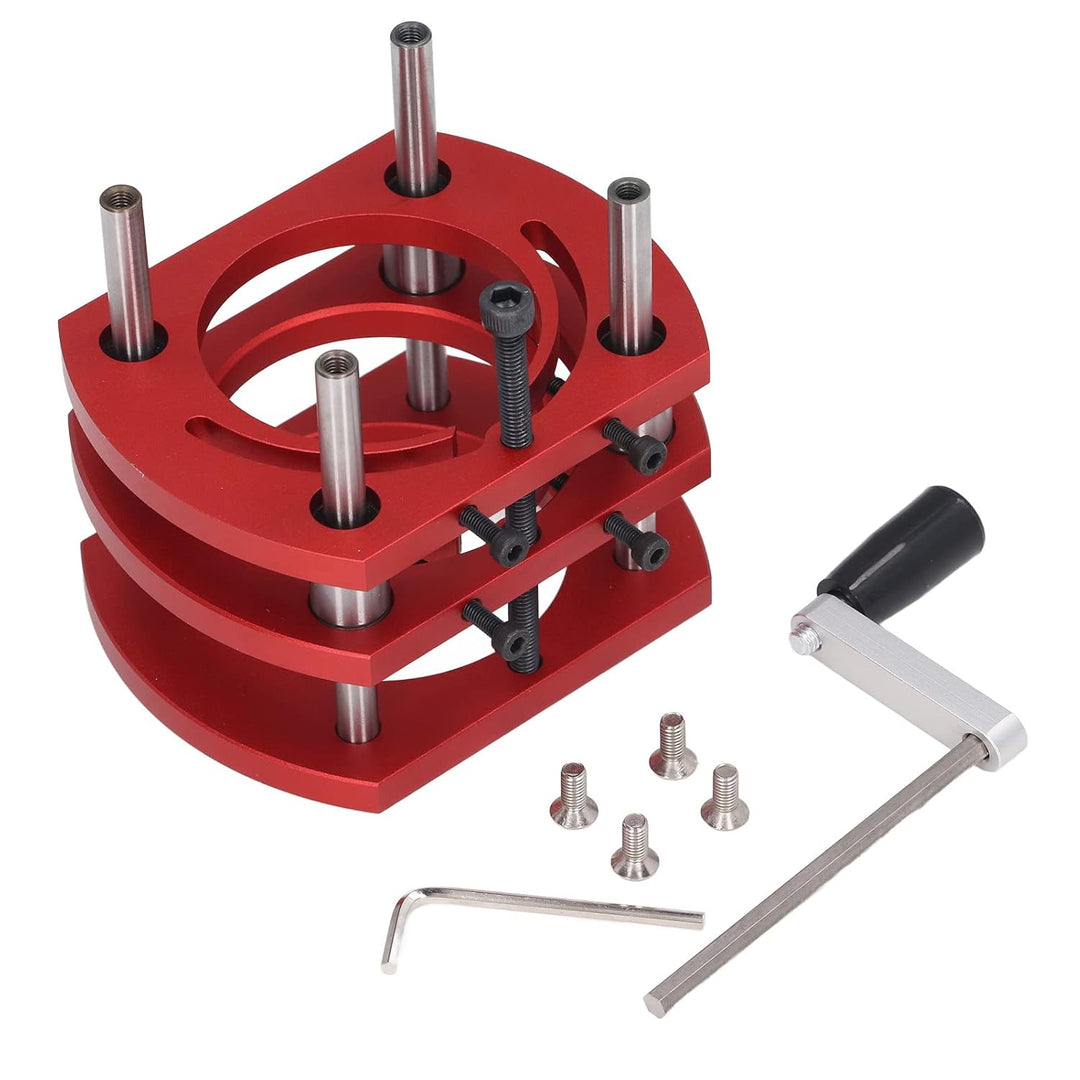 Router Lift Kit Manuelles Heben Router Lift System Kit Router Table Saw Insert Grundplatte für Route