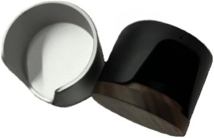 Aufbewahrungsbox für Papierfilter bis 64 mm – Siebträger kompatibel (Silber) Kaffeefilterspender, Es