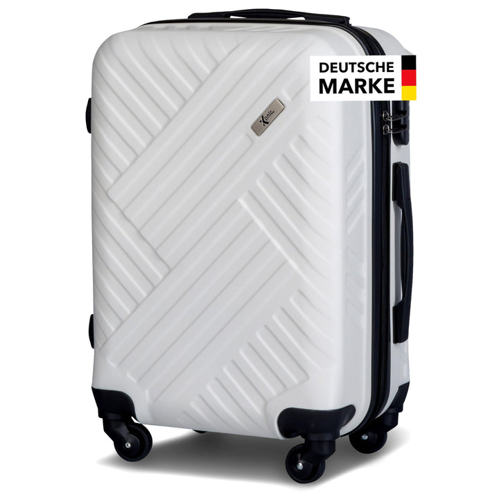 Xonic Design Reisekoffer mit Rollen– ABS Hartschalenkoffer mit 360° Leichtlauf-Rollen – hochwertige