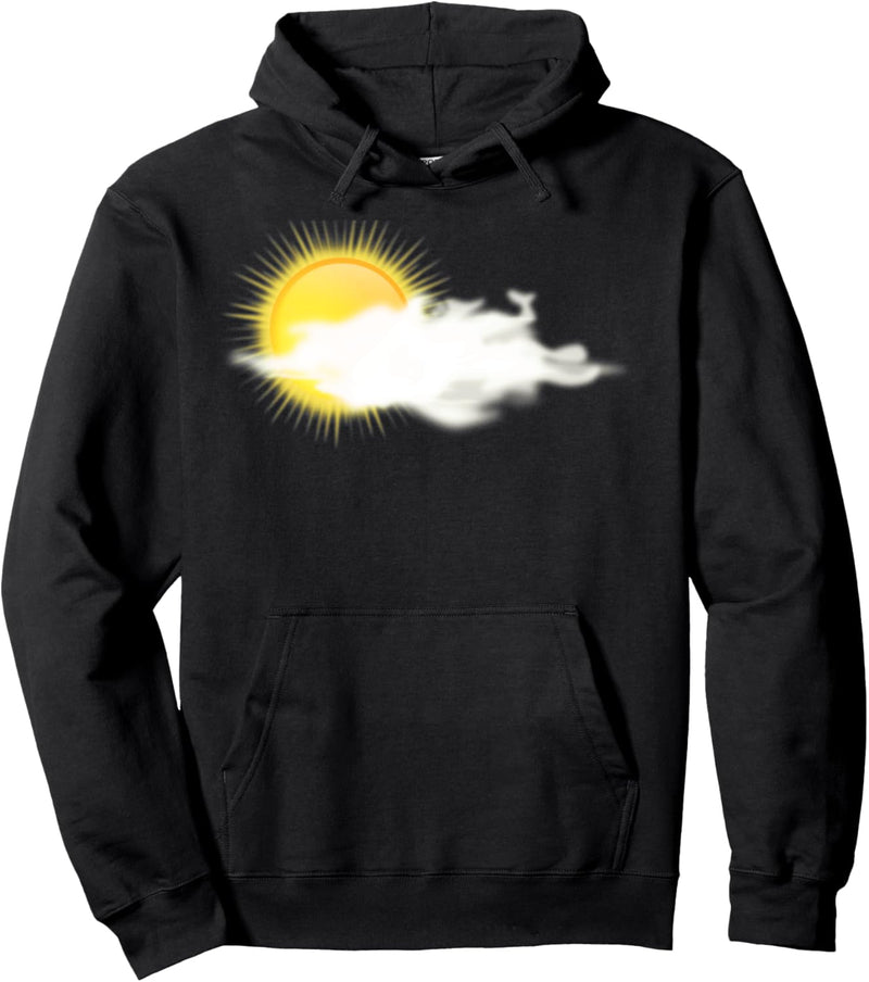 Sonnenschein und Wolken Pullover Hoodie