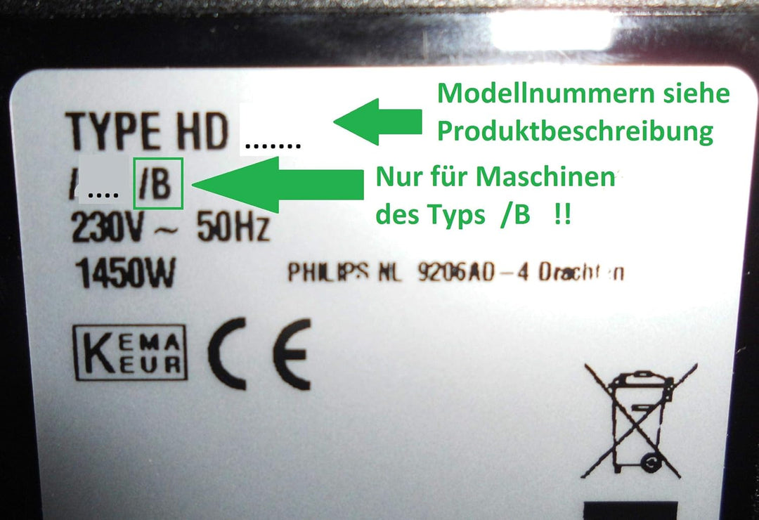 Senseo Wassertank für Philips Viva Caf© 0,8 Liter, nur für B-Versionen siehe Beschreibung HD6561, HD