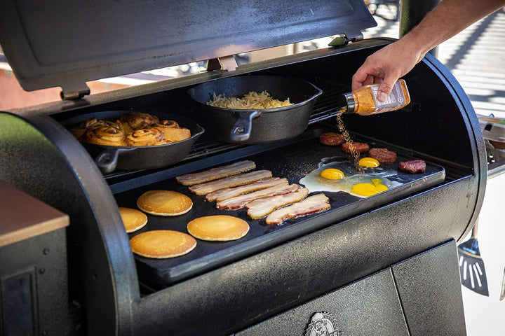 PIT BOSS 68007 Grillpfanne aus Gusseisen, 25,4 x 50,8 cm, Schwarz