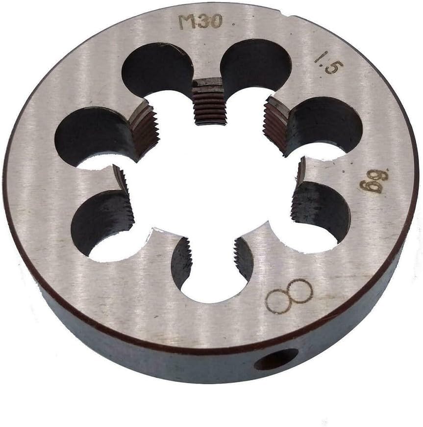 Gewindeschneider-Set, Hochgeschwindigkeitsstahl, M30 x 1,5 mm, Kegel und Gewindebohrer und M30 x 1,5