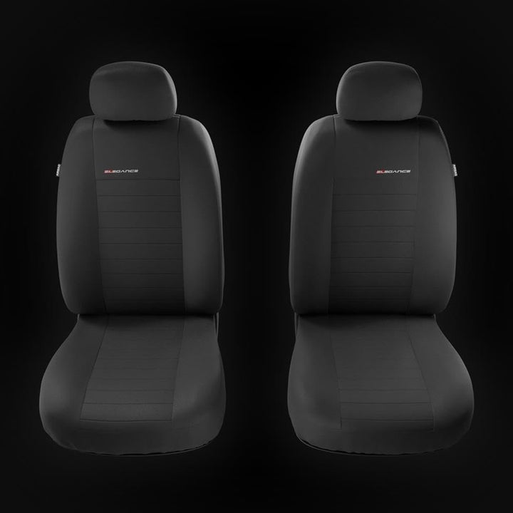 Mossa Sitzbezüge Auto passend für Dacia Duster I II III SUV 2010-. 2UNE-4 Grau UNE-4 Voller Set vorn