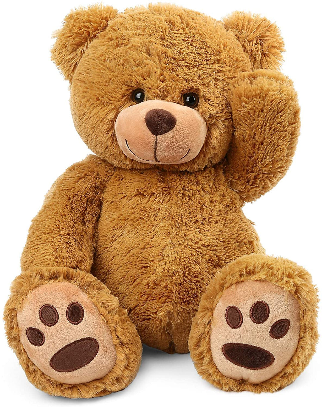 LotFancy Teddybär Kuscheltier 50cm, Plüschtier Stofftier Teddy, Süsses Geschenk für Kinder Mädchen F