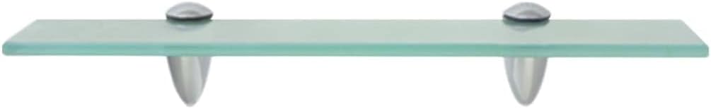 vidaXL Wand Regal Glasregal Glasboden Glasablage Badregal Glas 40x10 cm 8 mm 40 x 10 cm Transparent,