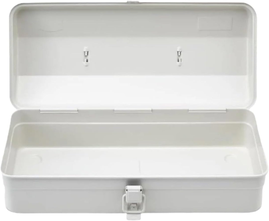 Toyo Steel Werkzeugkoffer Camber-top aus Stahl in der Farbe Weiss, 37,3x16,4x12,4 cm, Y-350-WH 37,3x