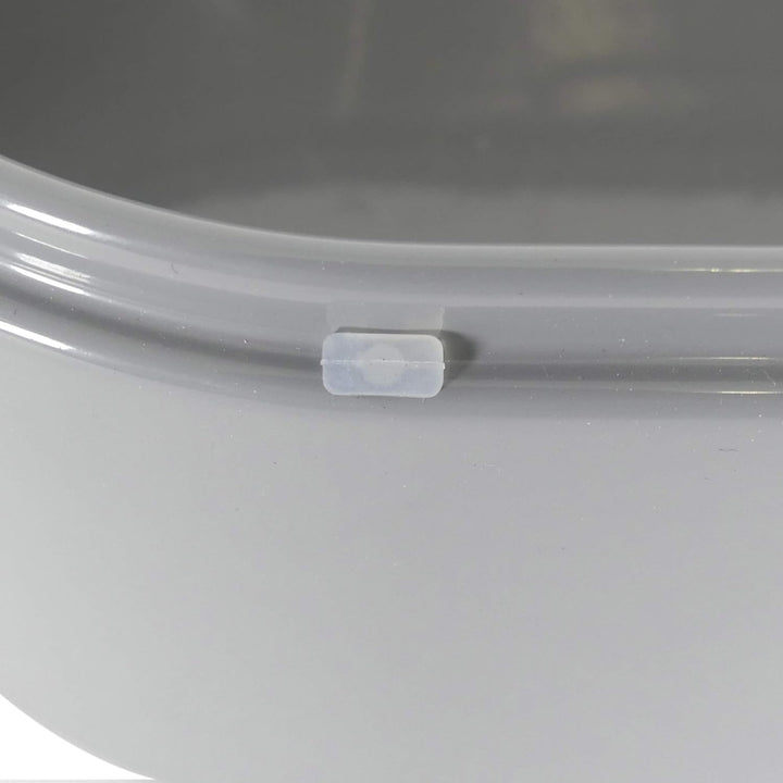 kela Brotkasten Metall mit Lüftungslöcher 25x15x17cm, kleine Brotbox mit Klappdeckel, FRISCOLINO, Br