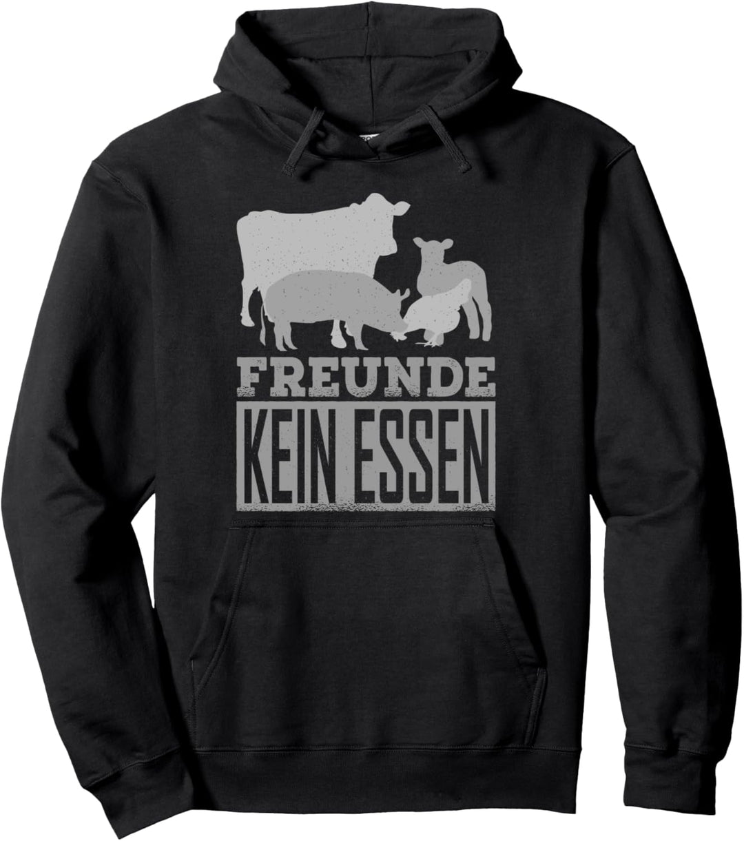 Tierschutz Freunde Kein Essen Vegan Vegetarier Tierschützer Pullover Hoodie