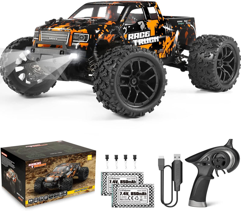 HAIBOXING Ferngesteuertes Auto 4WD RC Auto 36 km/h Hochgeschwindigkeits 1/18 Monstertruck 2.4GHz All