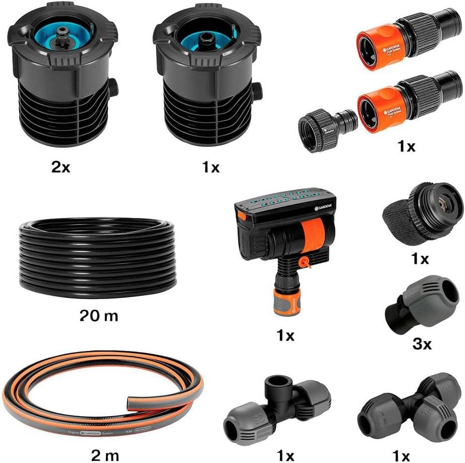 Gardena Set de inicio Pipeline Con Aspersor Oscilante