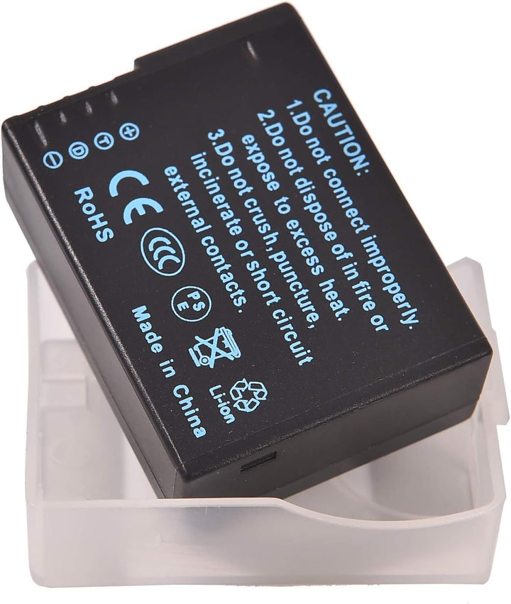 (2-Pack) DMW-BLC12 DSTE Ersatz Batterie Akku Kompatibel für DMW-BLC12E und BP-DC12,Sigma BP-51,V-LUX