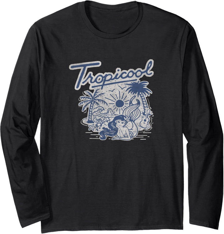 Disney The Little Mermaid Ariel Cute Tropicool Cartoon Langarmshirt