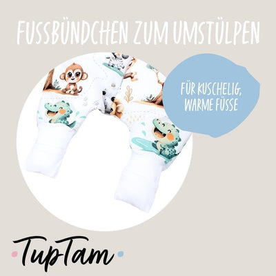 TupTam Baby Schlafsack mit Beinen und Ärmeln OEKO-TEX zertifizierte Materialien, Winterschlafsack 2,