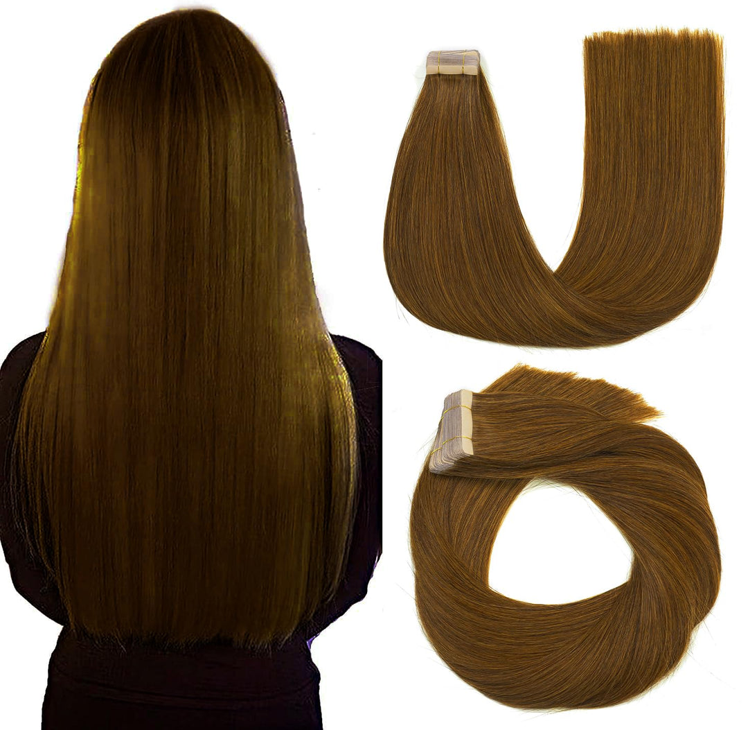 Tape Extensions Echthaar 100% Natürliche Echthaar Extensions Tape Remy Haar Extension Tape in Nahtlo