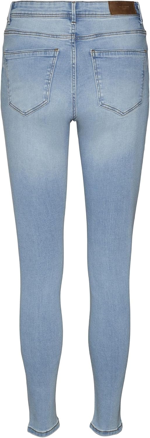 VERO MODA Damen Jeans 10222154 XS / 34L Light Blue Denim, XS / 34L Light Blue Denim